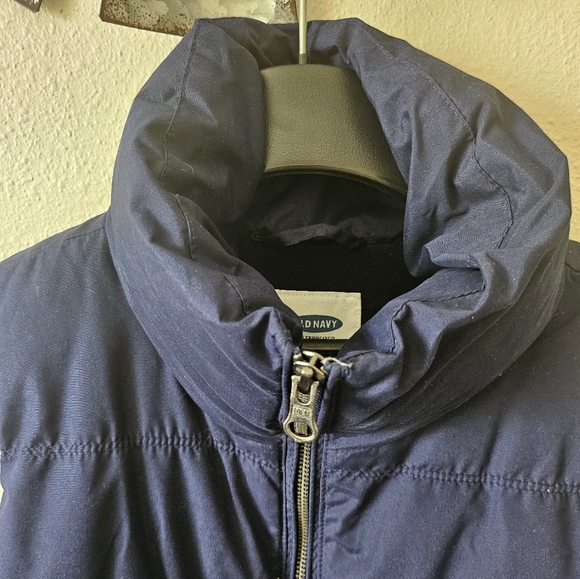 Old Navy Women's Blue Puffer Casual Travel Winter Outdoor Vest Size M. - Picture 4 of 10